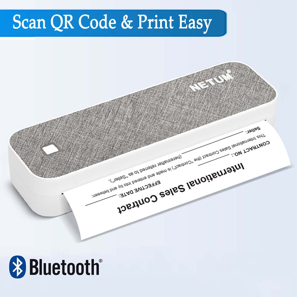 Commercial Document Printing - A4 휴대용 열전사 프린터 블루투스 및