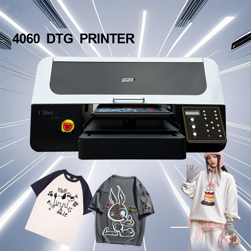 Commercial Dtf Printing Machine - 티셔츠 디지털 프린터 4060 모델 XP600/I1600A1/I3200A1*2