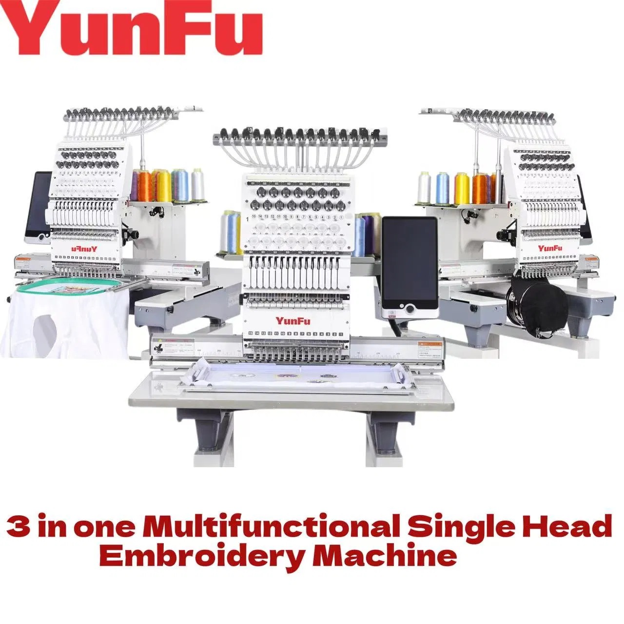 Commercial Embroidery Machine - 3 in 1 자수 기계 자동