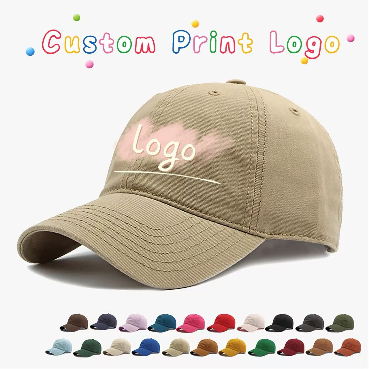 Company Profile Printing - 맞춤형 로고 프린트 소프트 탑 야구