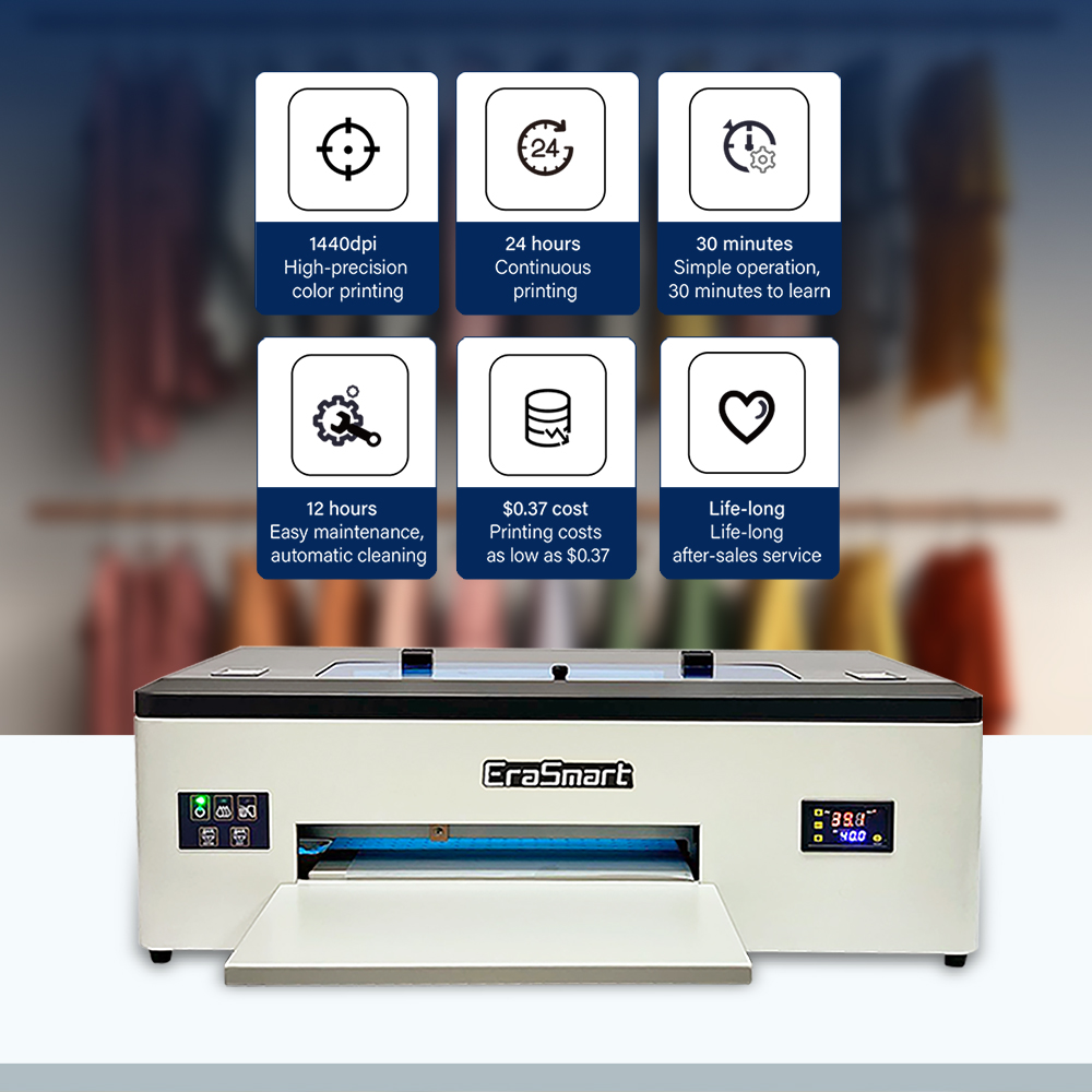EraSmart 1390 프린트 헤드 잉크젯 프린터 세 - Commercial Dtf Printing Machine 리뷰 및 가격