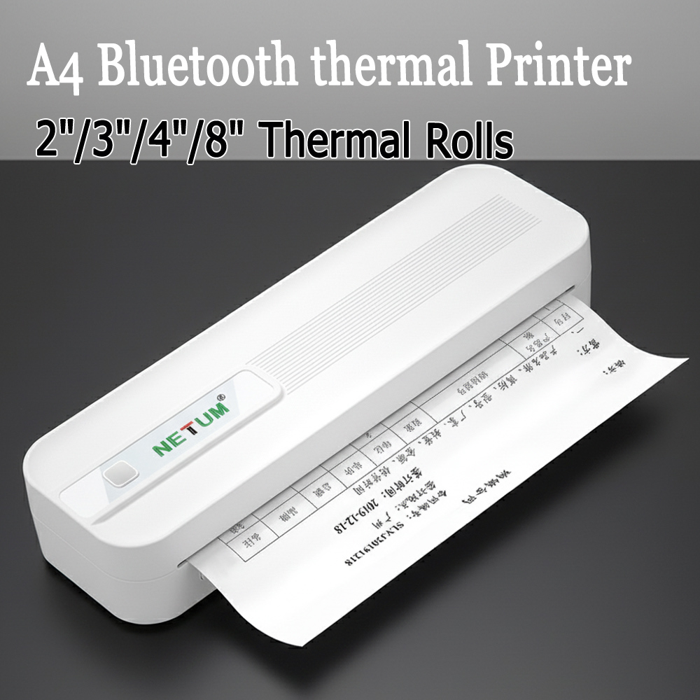 휴대용 A4 감열 프린터 잉크리스 블루투스 호환 모바일 - Commercial Document Printing 리뷰 및 가격